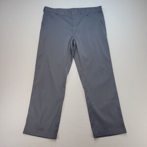 Nike Golf Pants Mens 38x30 Gray Dri-FIT Performance Flat Front